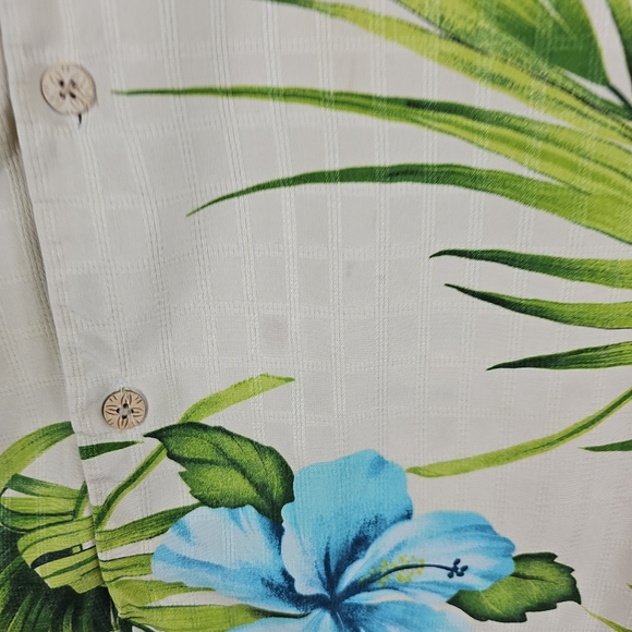 Tommy Bahama Hawaiian Shirt Men's XL 100% Silk Button Up Short Sleeve - Picture 10 of 10
